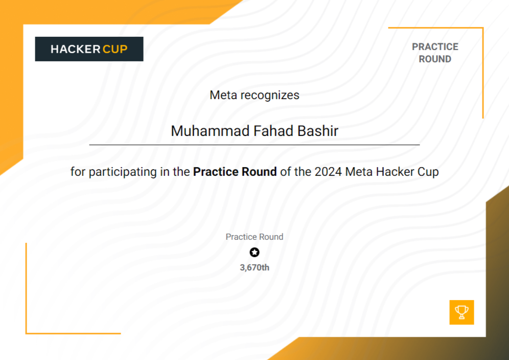 Meta Hacker Cup